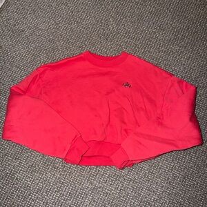 Alo Candy Red Accolade Sweatshirt